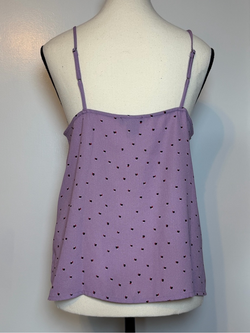 Halogen Women’s size small lavender purple camisole tank top adjustable strap - Picture 5 of 9